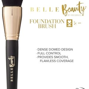 Foundation Brush - Black and Gold
